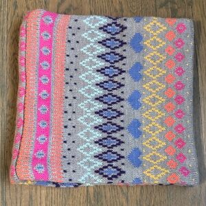 GAP Multicolor Patterned Knit Neck Warmer